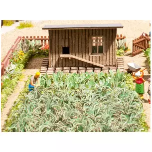 Ensemble de jardin potager / légumes NOCH 14107 - HO 1/87 -