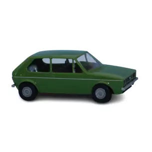 Voiture miniature VW GOLF 1 vert foncé - Brekina 25545 - HO 1/87 