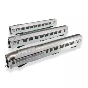 Coffret 3 voitures TEE Mistral JOUEF HJ4165 - HO 1/87 - SNCF