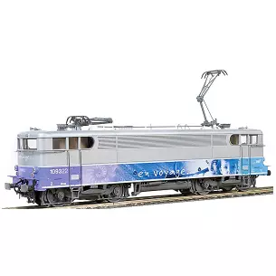 Locomotive électrique BB 9322 livrée "En Voyage" logo casquette du dépot de Toulouse