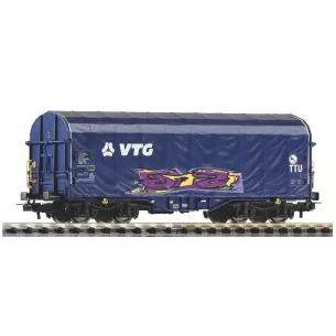 Wagon à bâche coulissante «VTG» d'époque VI, avec Grafitti