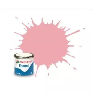 Peinture cellulosique couleur Rose Brillant N°200 - Humbrol UA6389- 14 mL
