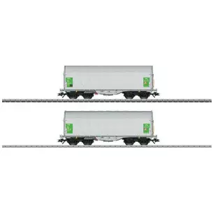 Set of 2 covered wagons "Shimmns