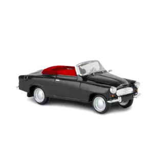 Voiture Skoda Felicia cabriolet noire, sièges rouges BREKINA 27433 - HO 1/87