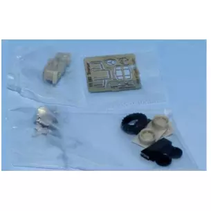 Tracteur agricole en Kit Renault  D22 vigneron SAI 955K - HO 1/87