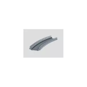 Elément de rampe courbe Rayon R2 - Voie C - Largeur 64 mm