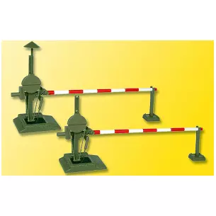 Level crossing with gates