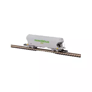 Grain wagon AZAR MODELS W01-TC1 TRANSCEREALES - Z 1/220 - SNCF - EP IV / V