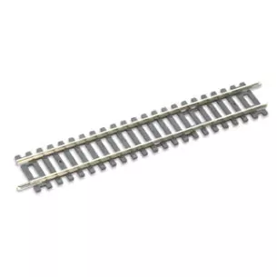 168 mm straight track with Peco ST200 wooden crosspieces - HO : 1/87 - Code 100