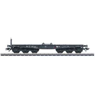 Wagon plat pour charge lourde SSym 46 MARKLIN 48693 - DB - HO 1/87 - EP III