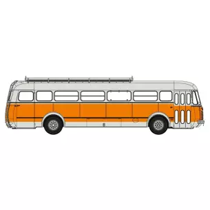 Autocar Renault R4190 "Mèresse" Orange/Gris Iwui 59 REE MODELES CB122 - HO 1/87
