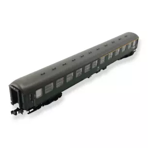 Voiture voyageur ABm 225 Vert | Mixte 1ère & 2nd | MINITRIX 18473 - DB - N 1/160