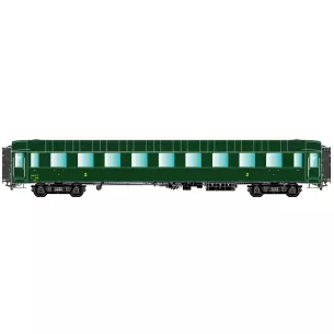 OCEM second class car B9 54290 delivered SOUTH-EAST from PARIS-CONFLANS depot equipped with interior lighting