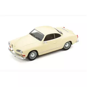 Voiture VW "Karmann GHIA Coupé" Beige Ivoire High Speed HF9168S - O 1/43