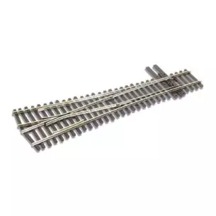 Symmetrical switch length 183mm, angle 14.3°, radius 978mm, with polarized core (electrofrog), code 83