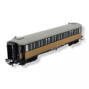 Voiture voyageur de type B8 métallisée de la PLM - REE MODELES VB452 - HO 1/87