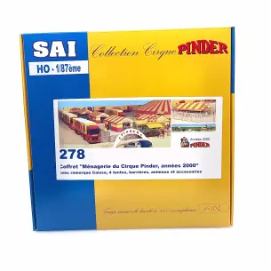Coffret Ménagerie du Cirque Pinder "Années 2000" Sai 278 - HO : 1/87