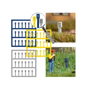 Terminal block kit for water and gas connections and cable locations