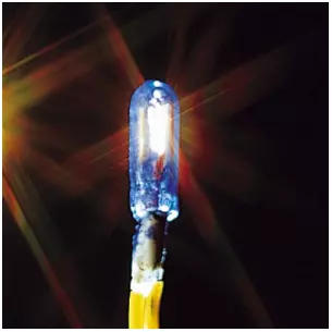 Miniampoule, bleu