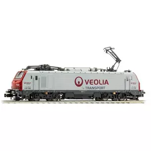 Locomotive électrique BB 37502 Veolia TRANSPORT livrée grise et rouge