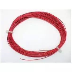 Câble flexible 0,5 mm de section, 10 mètre de longueur - couleur rouge