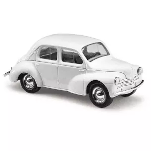 Voiture en kit "Renault 4CV" livrée blanche Busch 60214 - HO 1/87