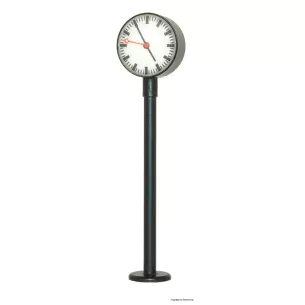 Horloge avec plateforme éclairée Viessmann 50801 - HO 1/87 - Hauteur 56 mm