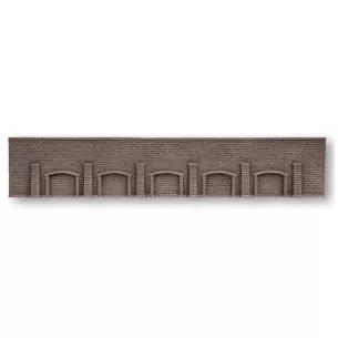 City arcade wall of dimensions 66 * 12.5 cm of black gray colors