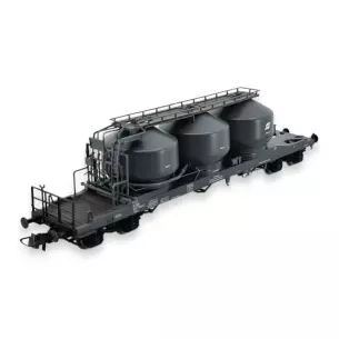 Wagon-silo type Uacs à poussière ROCO 77440 - ÖBB - HO 1/87 - EP IV