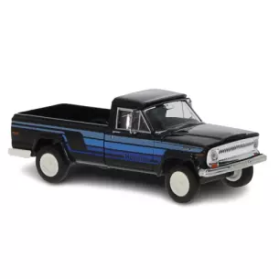 Voiture Jeep Gladiator B noir et bleu "Honcho"  BREKINA 19810 - HO 1/87