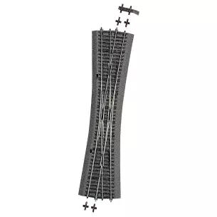 Large Double Crossing DKW10 Roco 42549 - R 959 mm - 10° - HO : 1/87 - Code 83