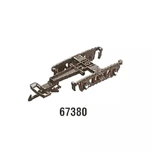 2 ensembles bogies + attelages