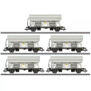 Set 2 Wagons à toit basculant Marklin 46306 - HO 1/87 - NS / Armita- EP IV