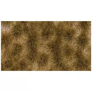 Yellowed grass tufts, 6 mm fiber