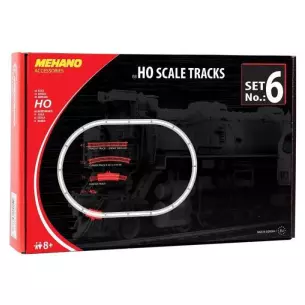 MEHANO F106 N°6 track set - HO 1 : 87 - Code 100