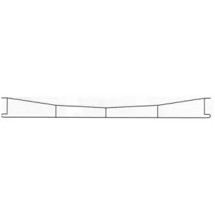 Élément de fil pour caténaire 25 kV Sommerfeldt 148 - HO 1/87 - 0.7 x 375 mm