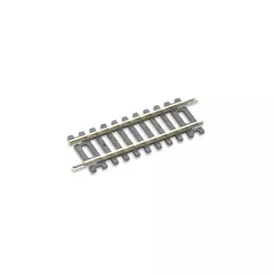 Rail droit 79 mm traverses bois Peco ST202 - HO : 1/87 - Code 100
