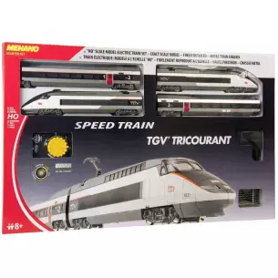 Set de départ TGV TRICOURANT Mehano T110/58743 - HO : 1/87 - ovale de voie inclut