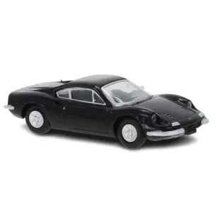 Voiture Ferrari Dino 246 GT noire PCX 870217 - HO 1/87