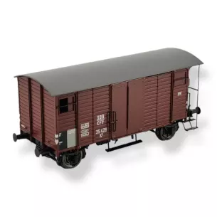 Wagon couvert K2 Brawa 47892 - HO 1/87 - CFF - EP III