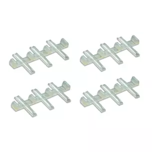 Sachet de 12 éclisses plastique code 100 et 124 Peco SL11 HO 1/87 - 0 1/43