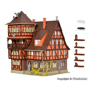 Villa "Vampire" avec 5 tombes et couleur pour patiner VOLLMER 43679 - HO 1/87