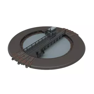 Turntable Trix 66861 - Diameter 278 mm and bridge length 236 mm - Track C - HO : 1/87