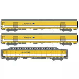 Set of 3 UIC OCEM LSModels 40425 - SNCF - HO : 1/87 - EP IV
