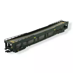 Wagon de transport automobiles DDm 916 MF Train N33299 - N 1/160 - SNCF - EP V