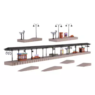 Quai de la gare "Baden" Vollmer 43562 - HO : 1/87 - EP 1220 x 48 x 85 mm