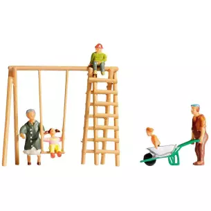 Grandparents and grandchildren / 5 accessory figures