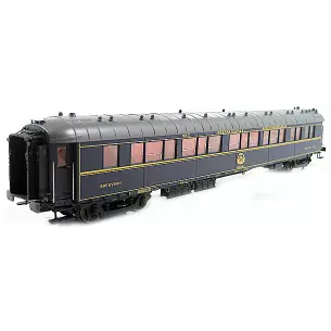 Voiture voyageurs WL STU livrée bleu 1968, châssis court ex. S2, toit norm., monogramme, UIC, Adminis. SNCB n°51 66 06-40 026-0