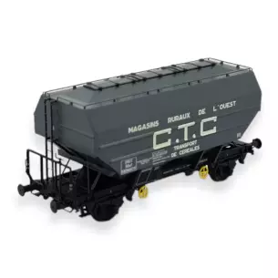 Wagon céréaliers Richard CTC REE Modèles WB554 - HO 1/87 - SNCF - EP III