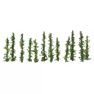 Lot de 12 Haricots verts FALLER 181291 - Échelle HO 1/87ème